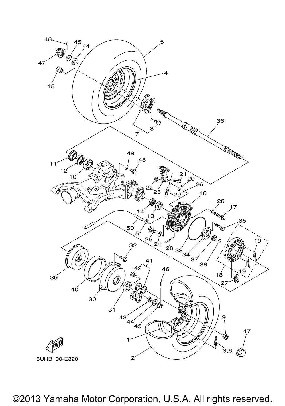 Rear wheel