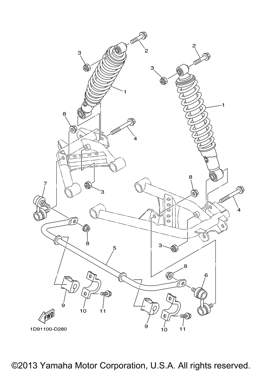 Rear suspension