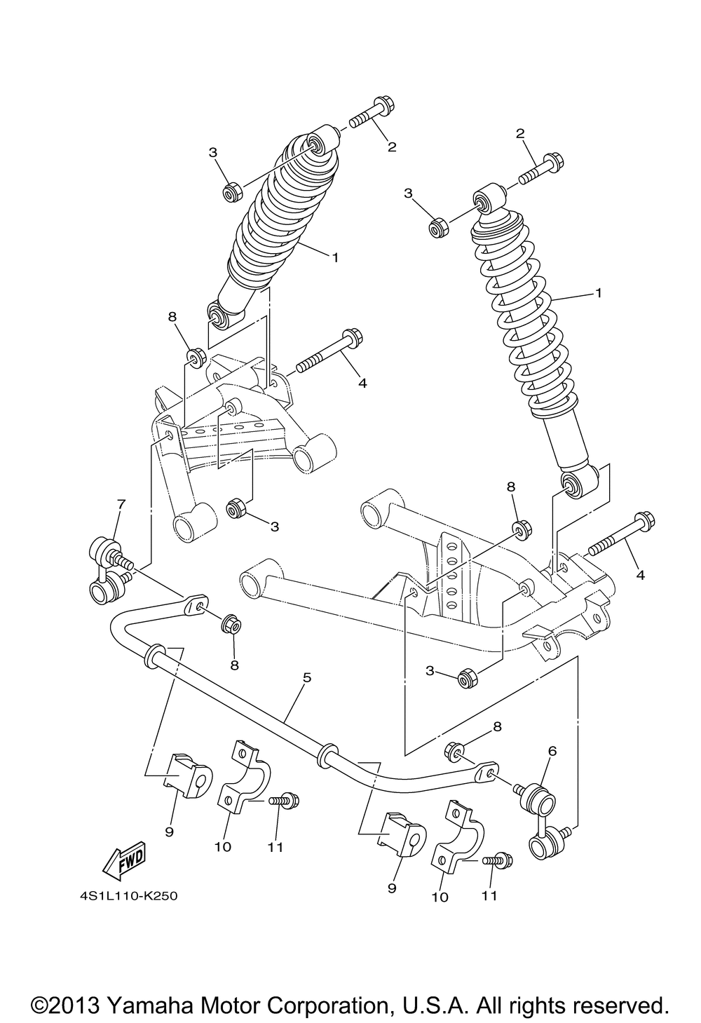 Rear suspension