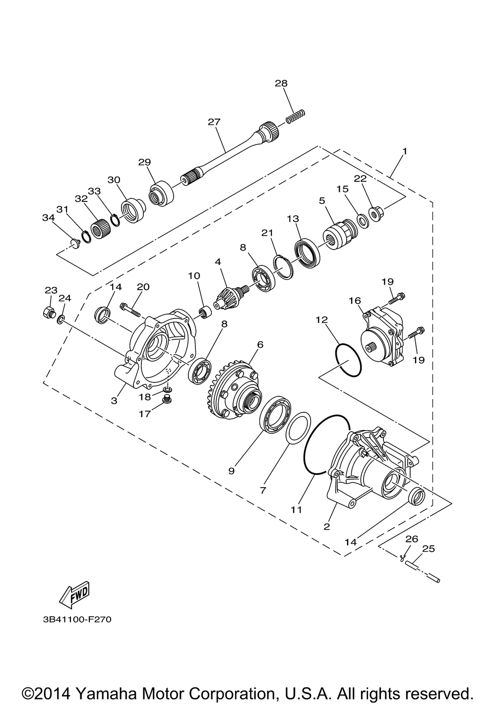 Front differential