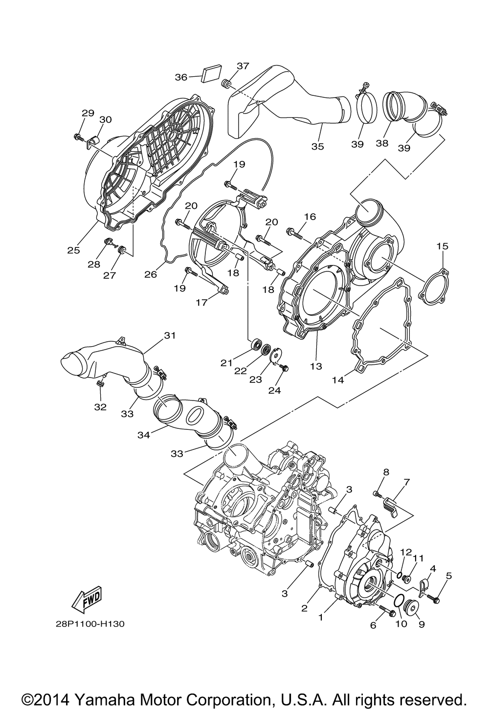 Crankcase cover 1