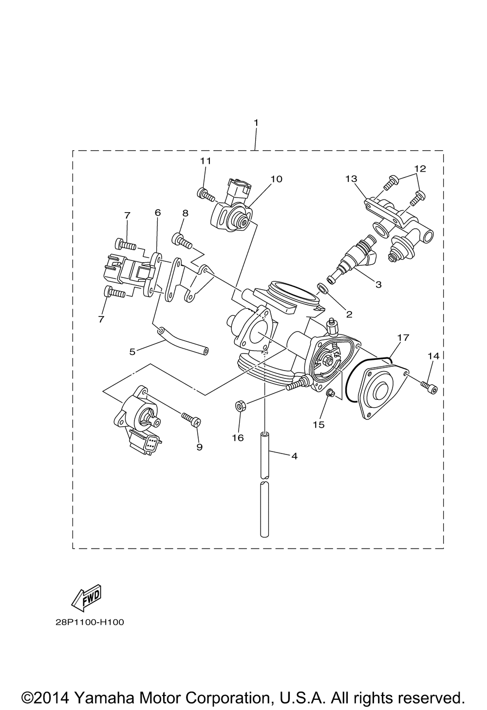 Throttle body assy 1