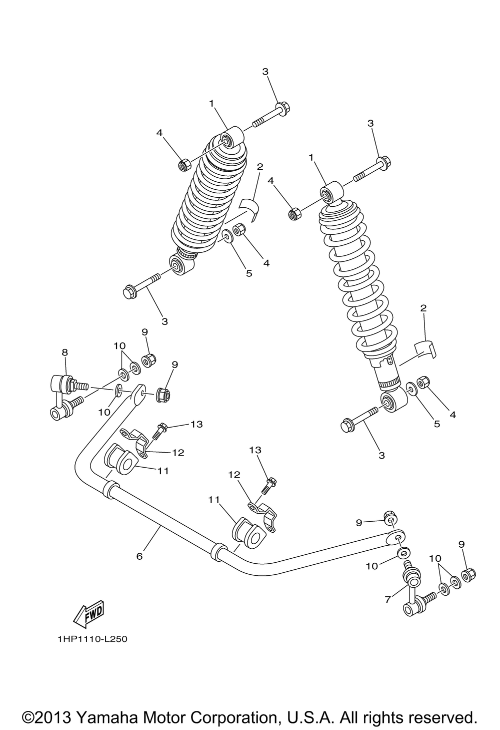 Rear suspension