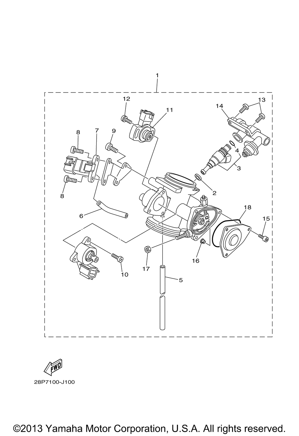 Throttle body assy 1