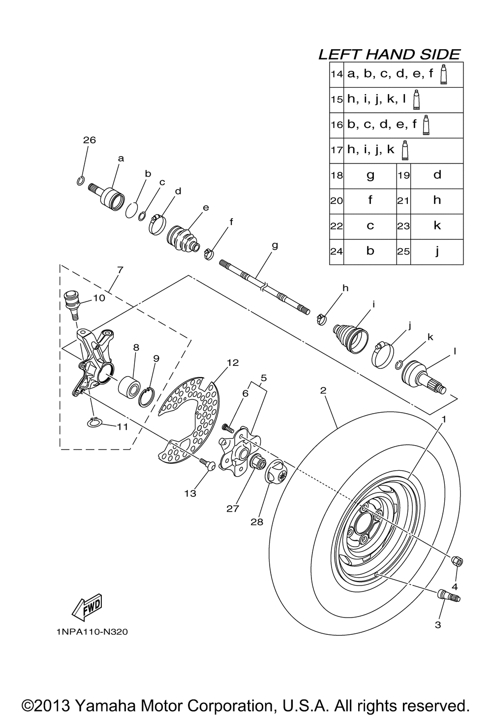 Front wheel