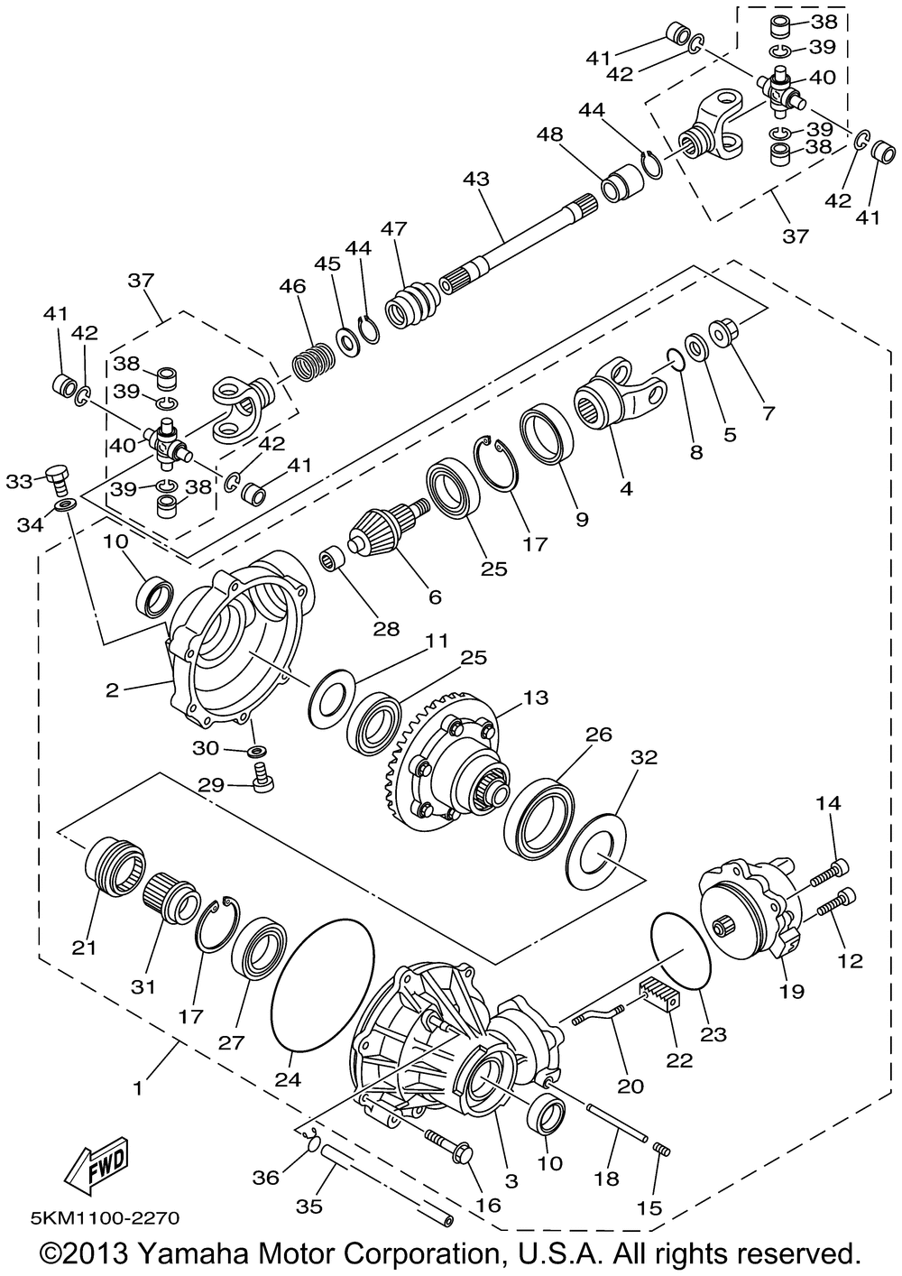 Front differential