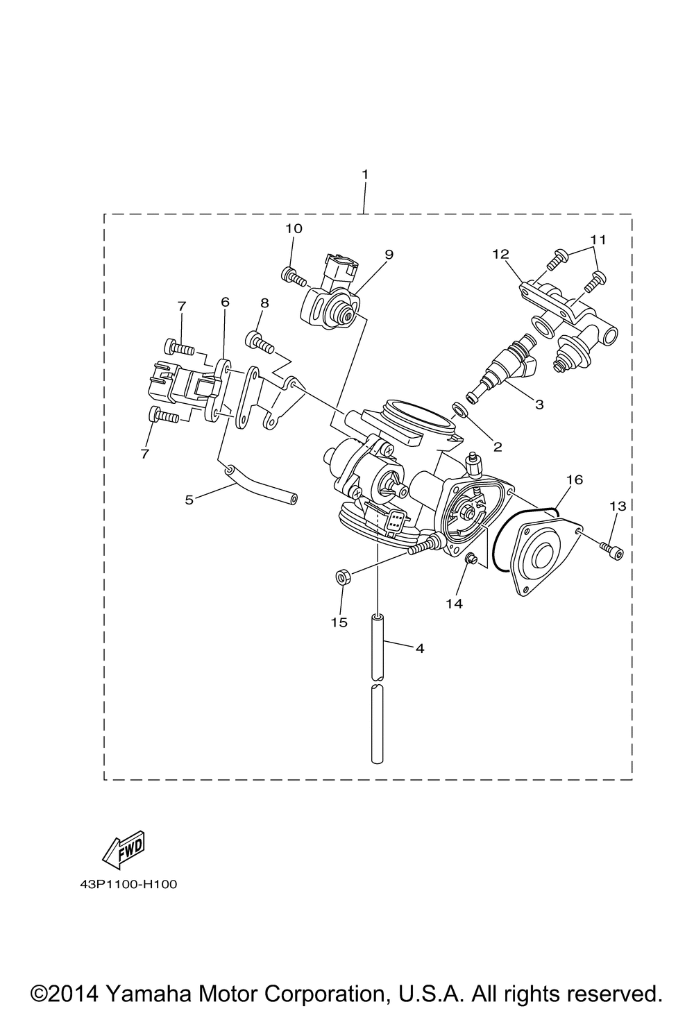 Throttle body assy 1