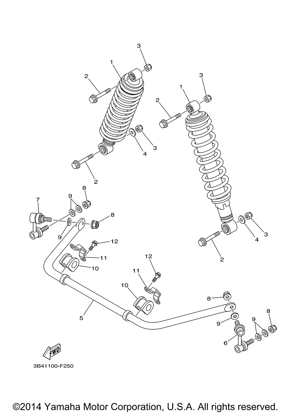 Rear suspension