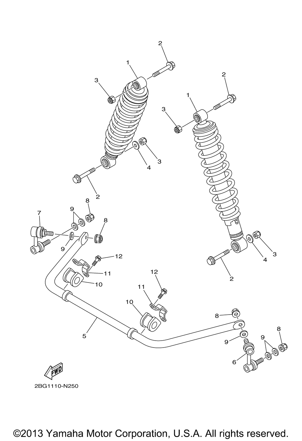 Rear suspension