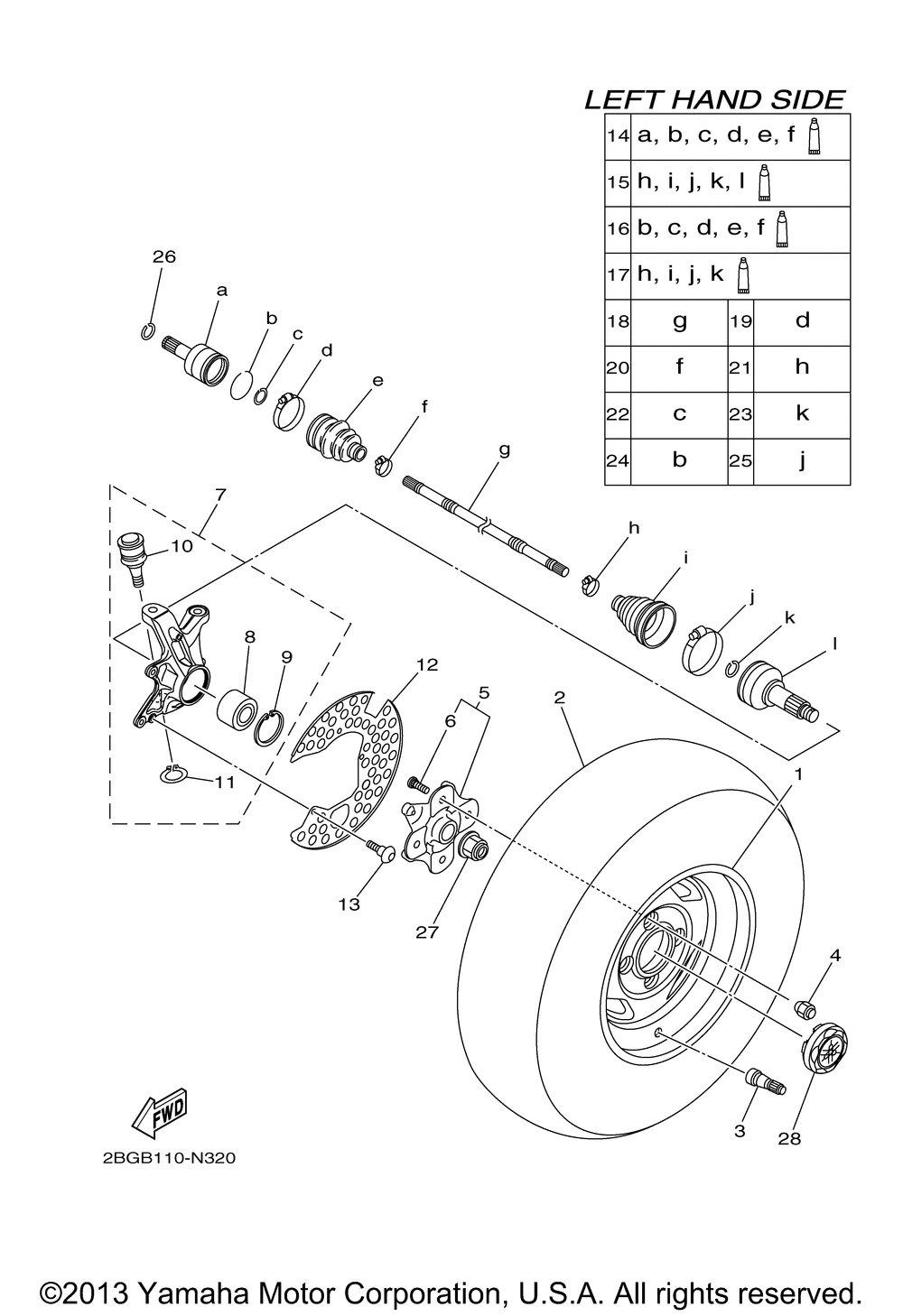 Front wheel