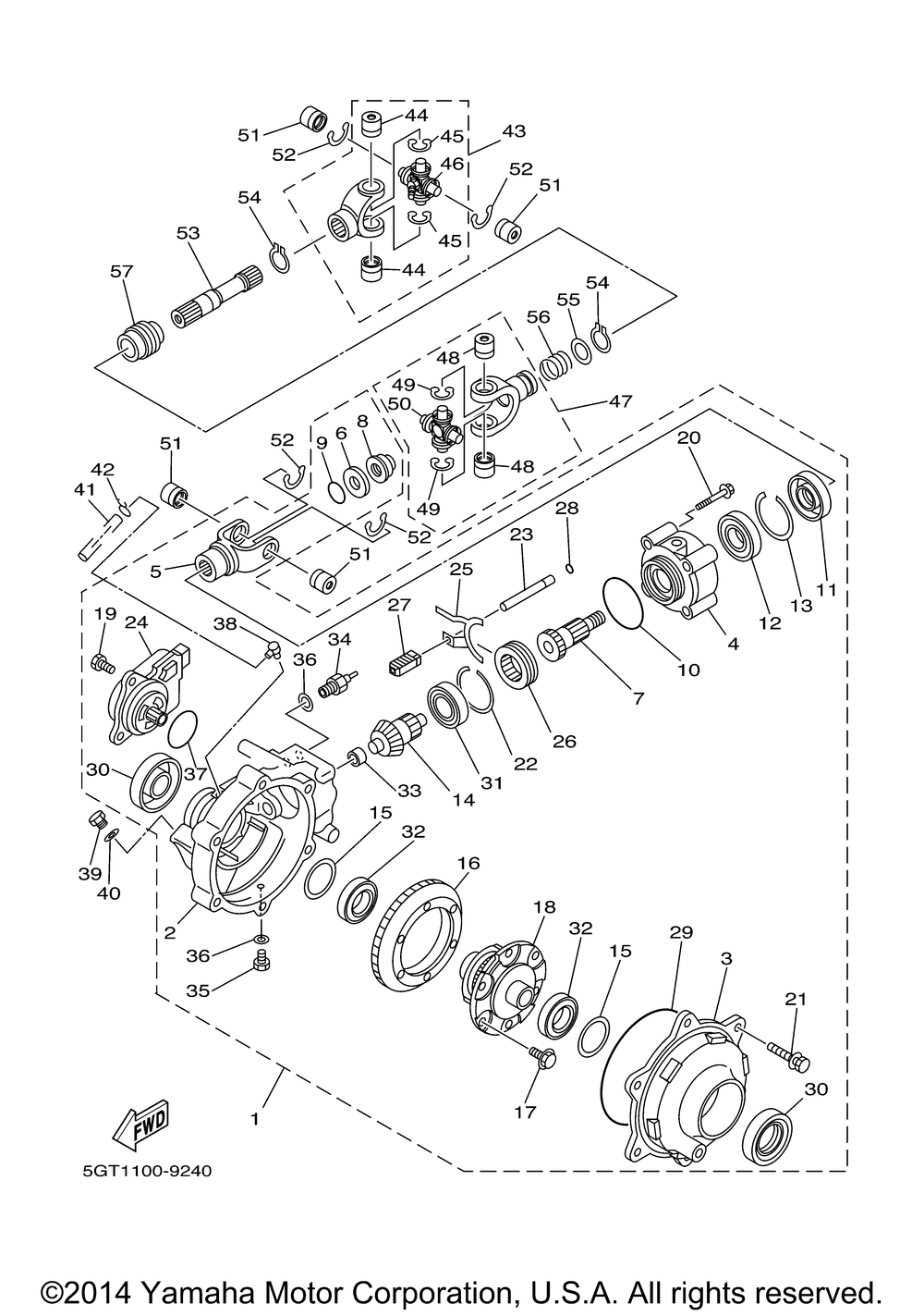 Front differential