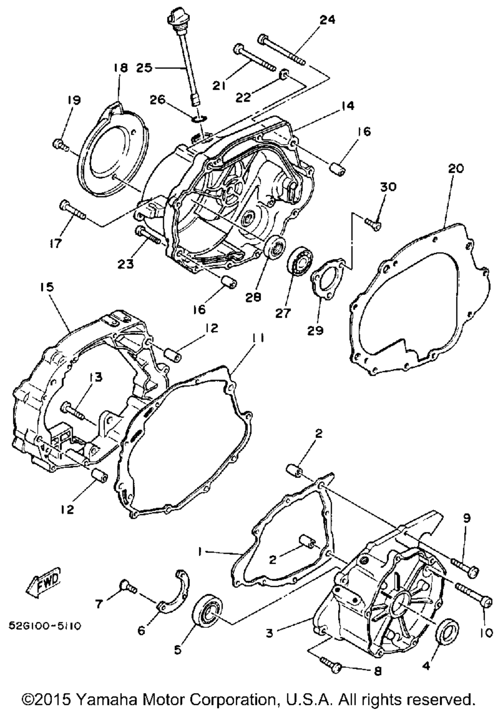 Crankcase cover 1