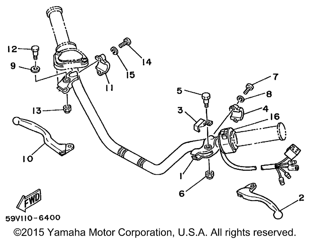 Handle switch lever