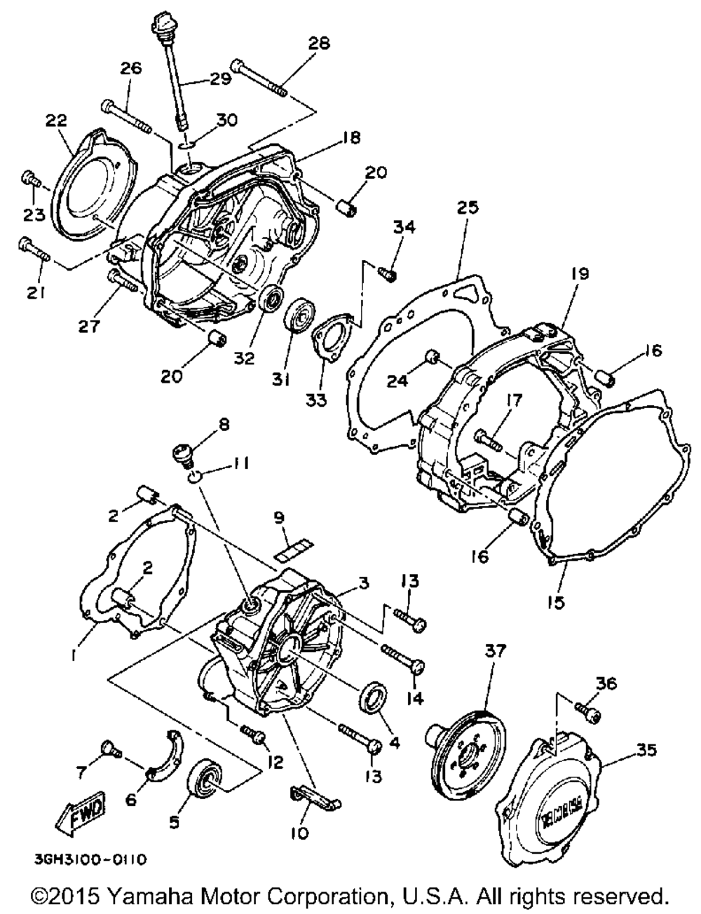 Crankcase cover 1