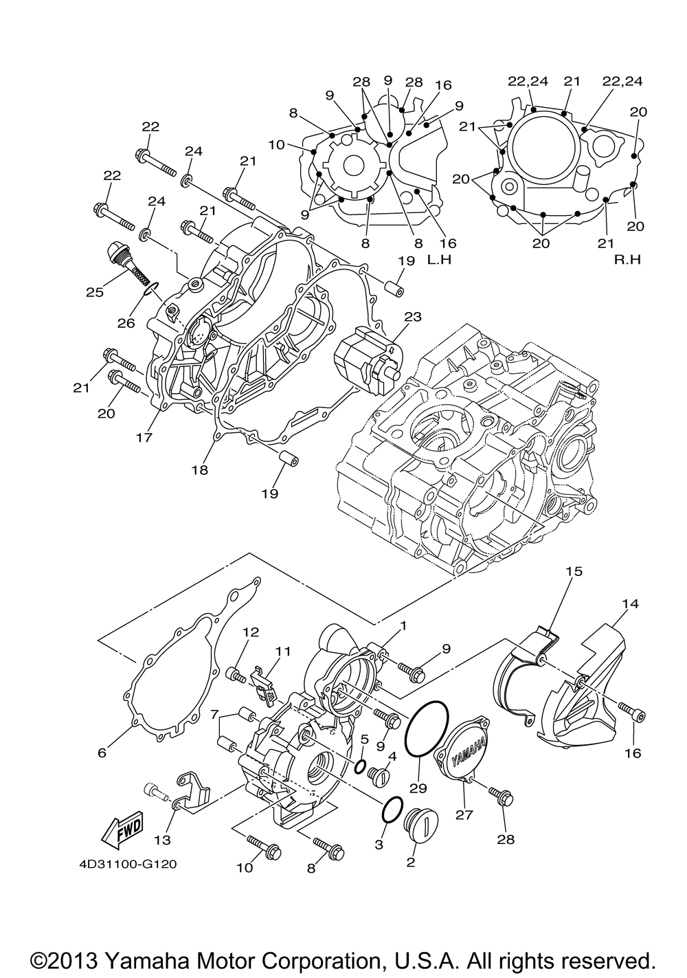 Crankcase cover 1