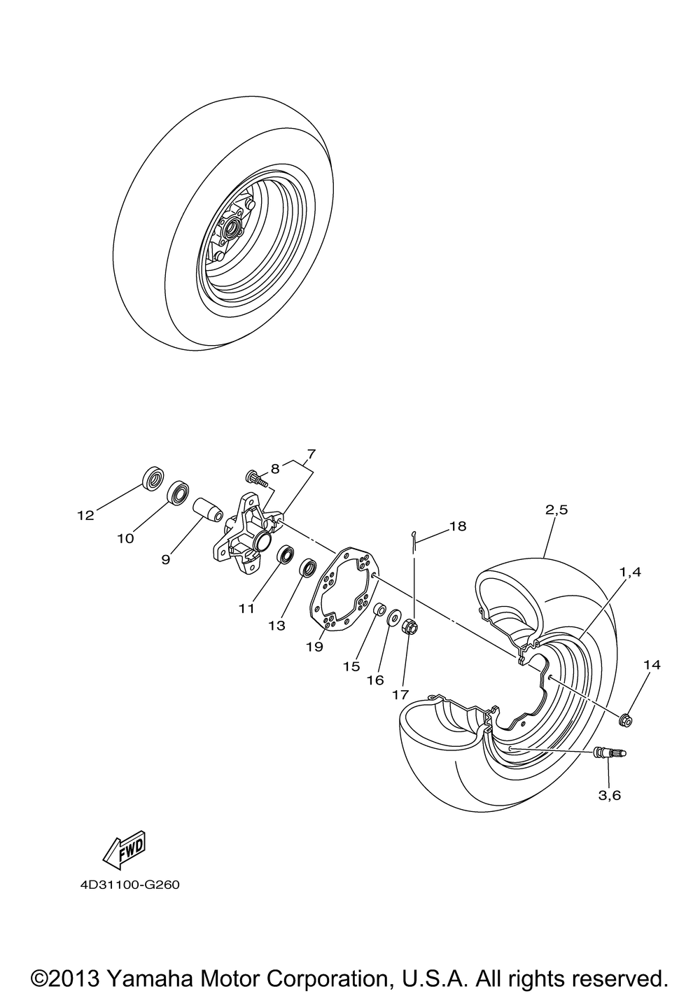 Front wheel