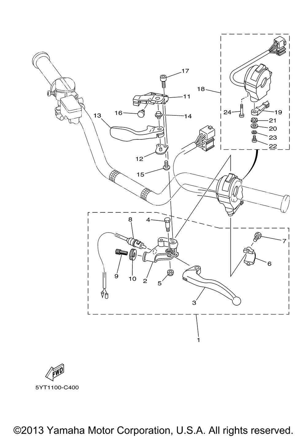 Handle switch & lever