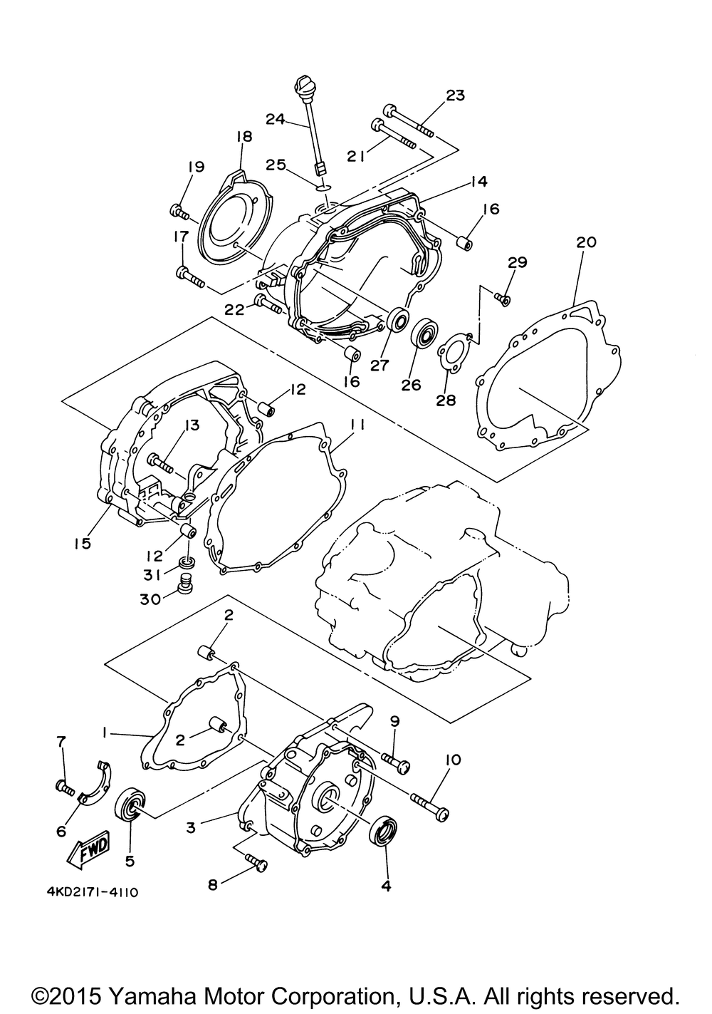 Crankcase cover 1