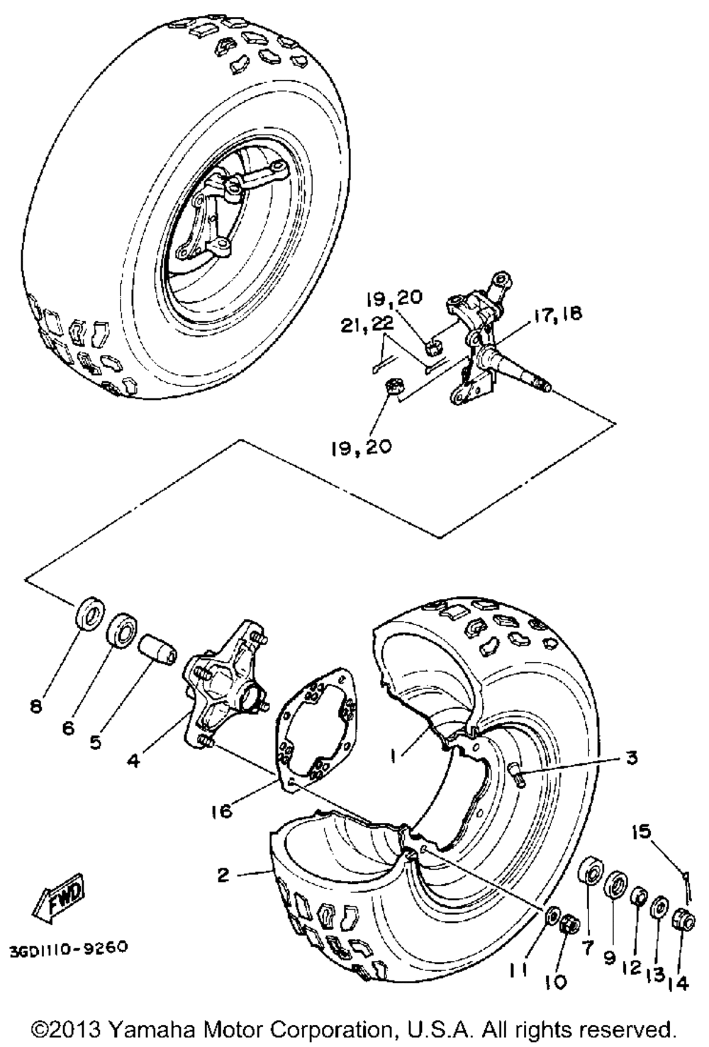 Front wheel