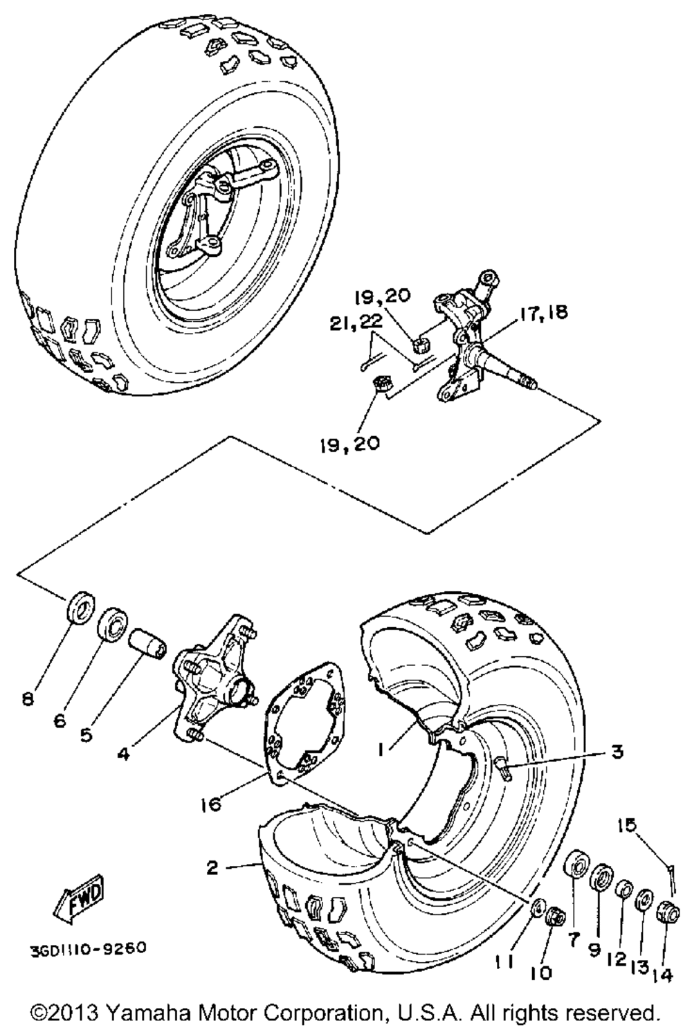 Front wheel