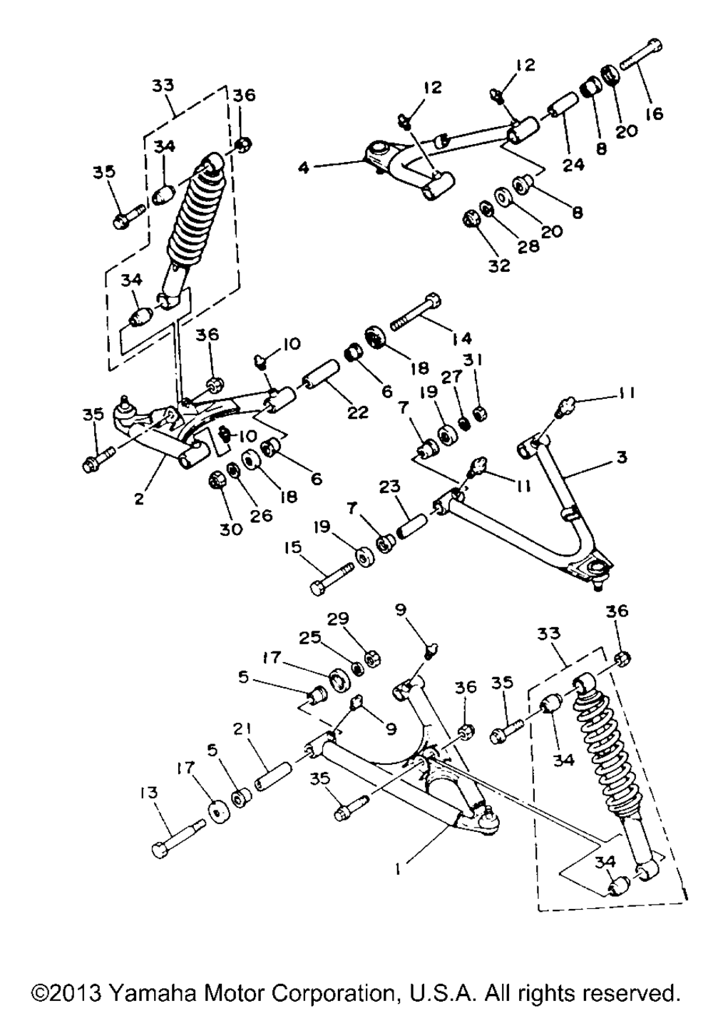 Front suspension wheel