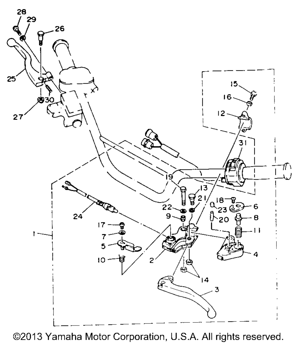 Handle switch lever