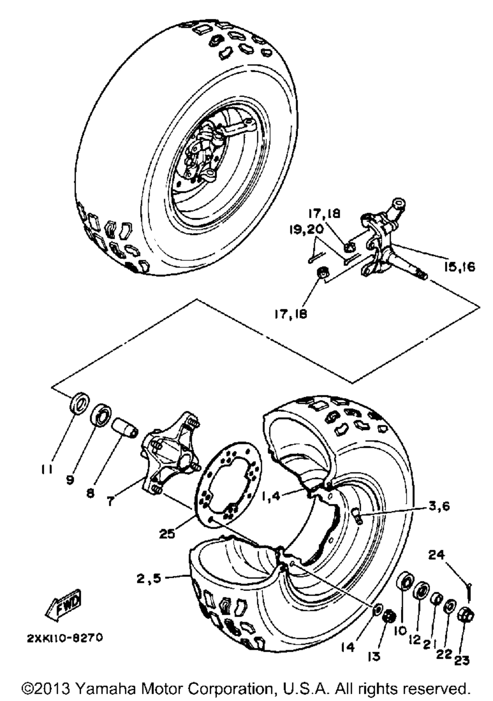 Front wheel