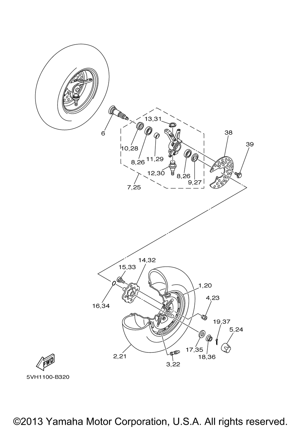 Front wheel