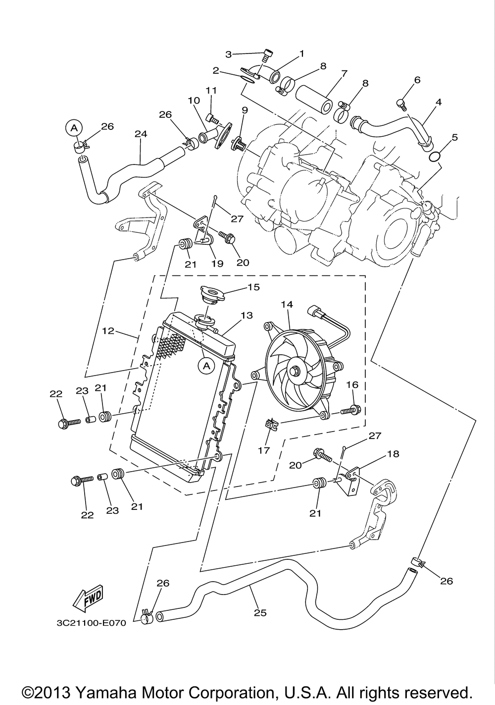 Radiator & hose