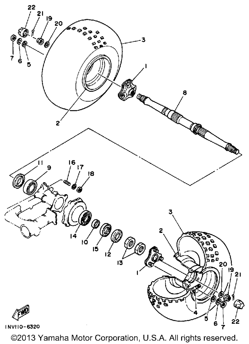 Rear wheel