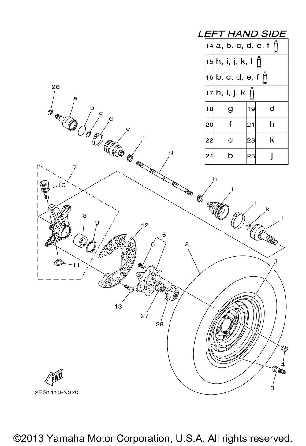 Front wheel