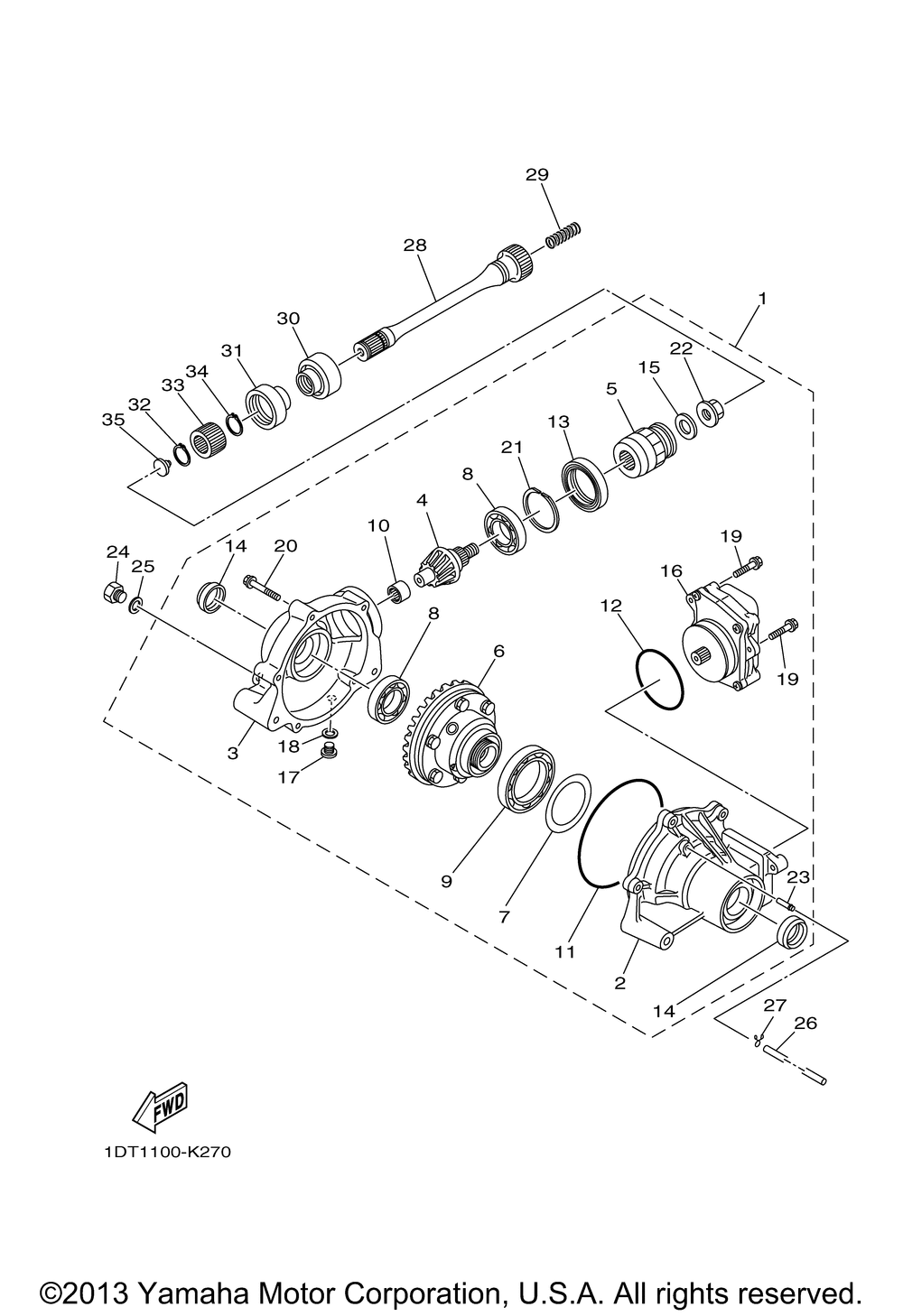 Front differential