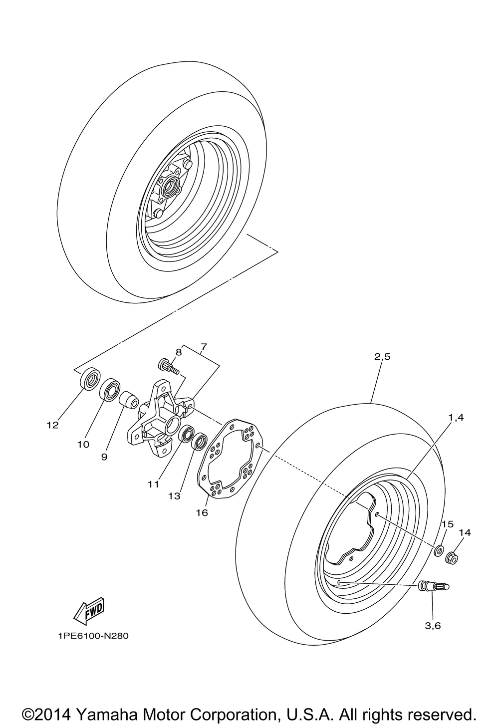 Front wheel