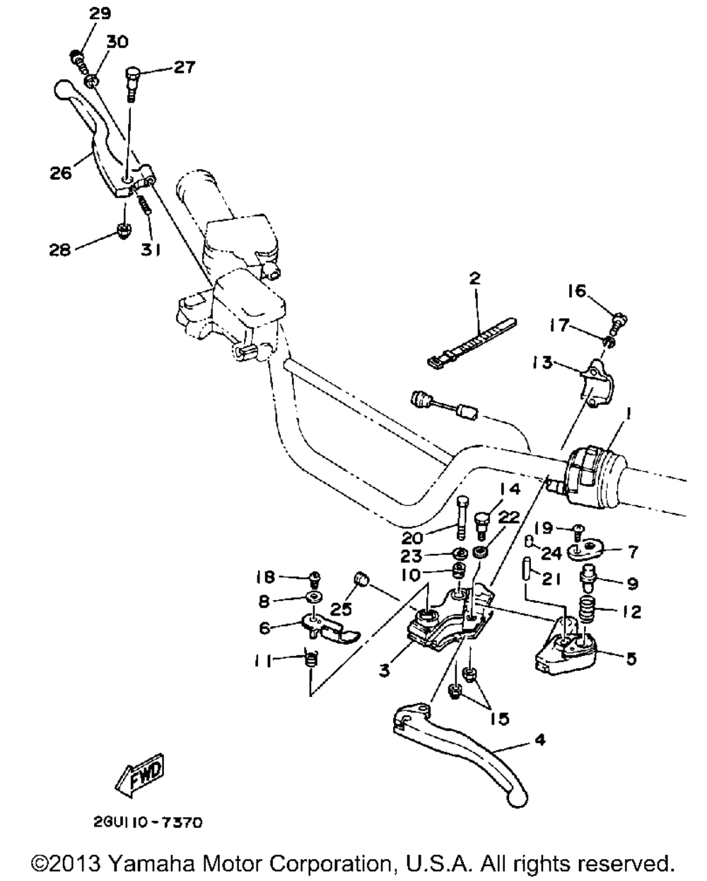 Handle switch-lever