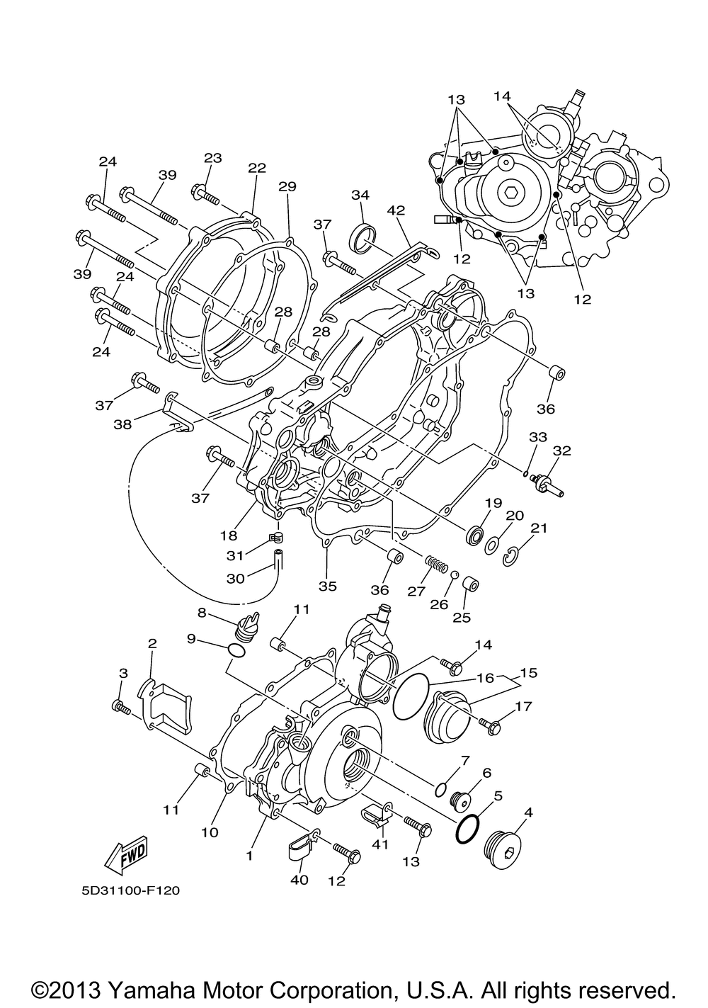 Crankcase cover 1