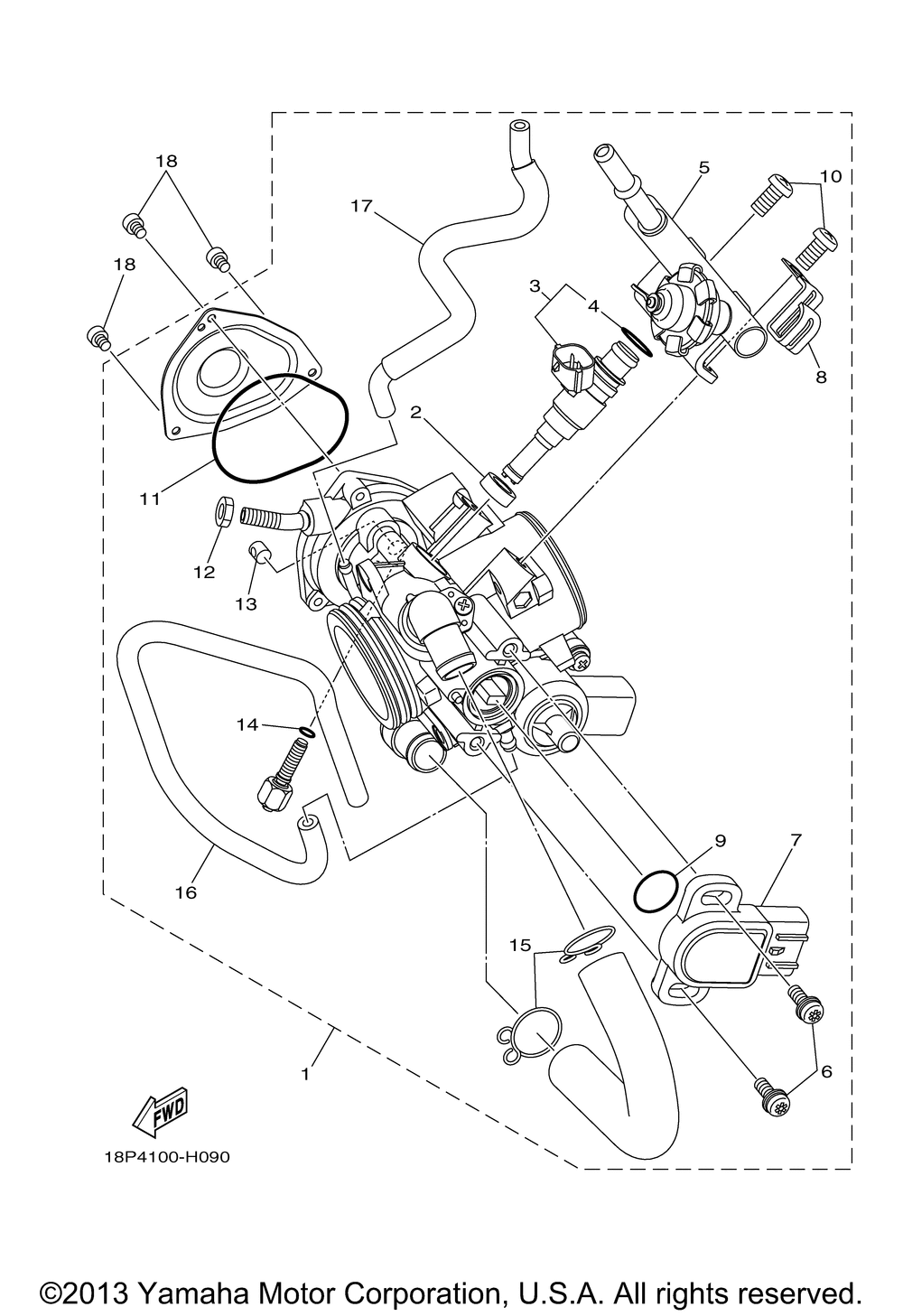 Throttle body assy 1