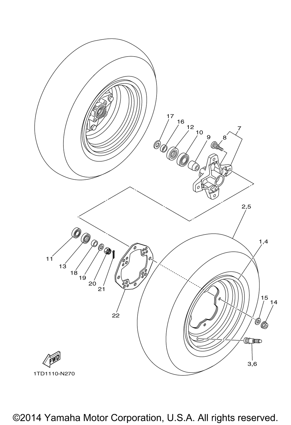 Front wheel