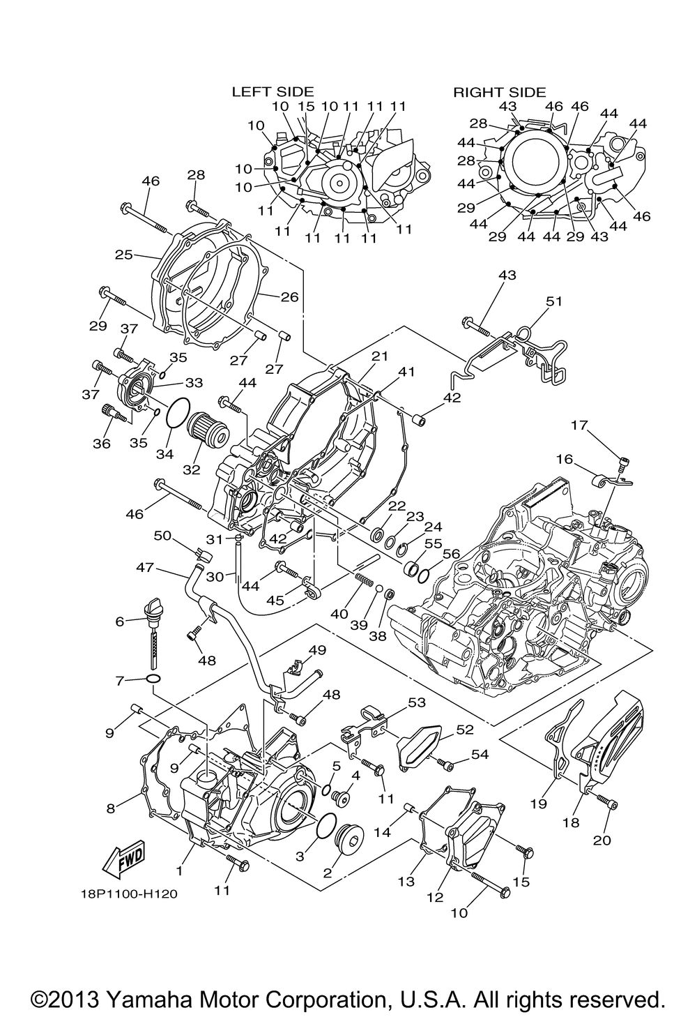 Crankcase cover 1