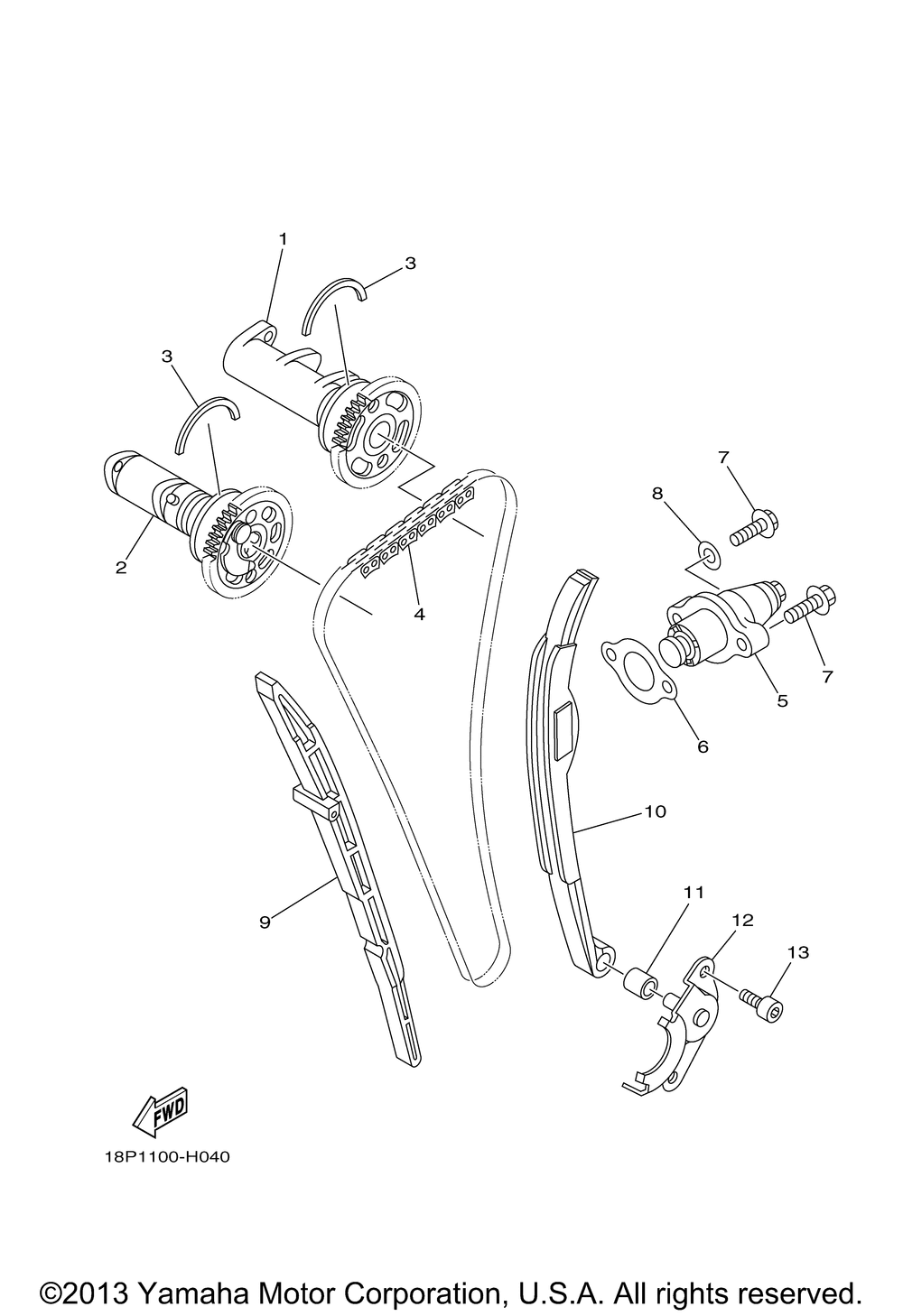 Camshaft chain