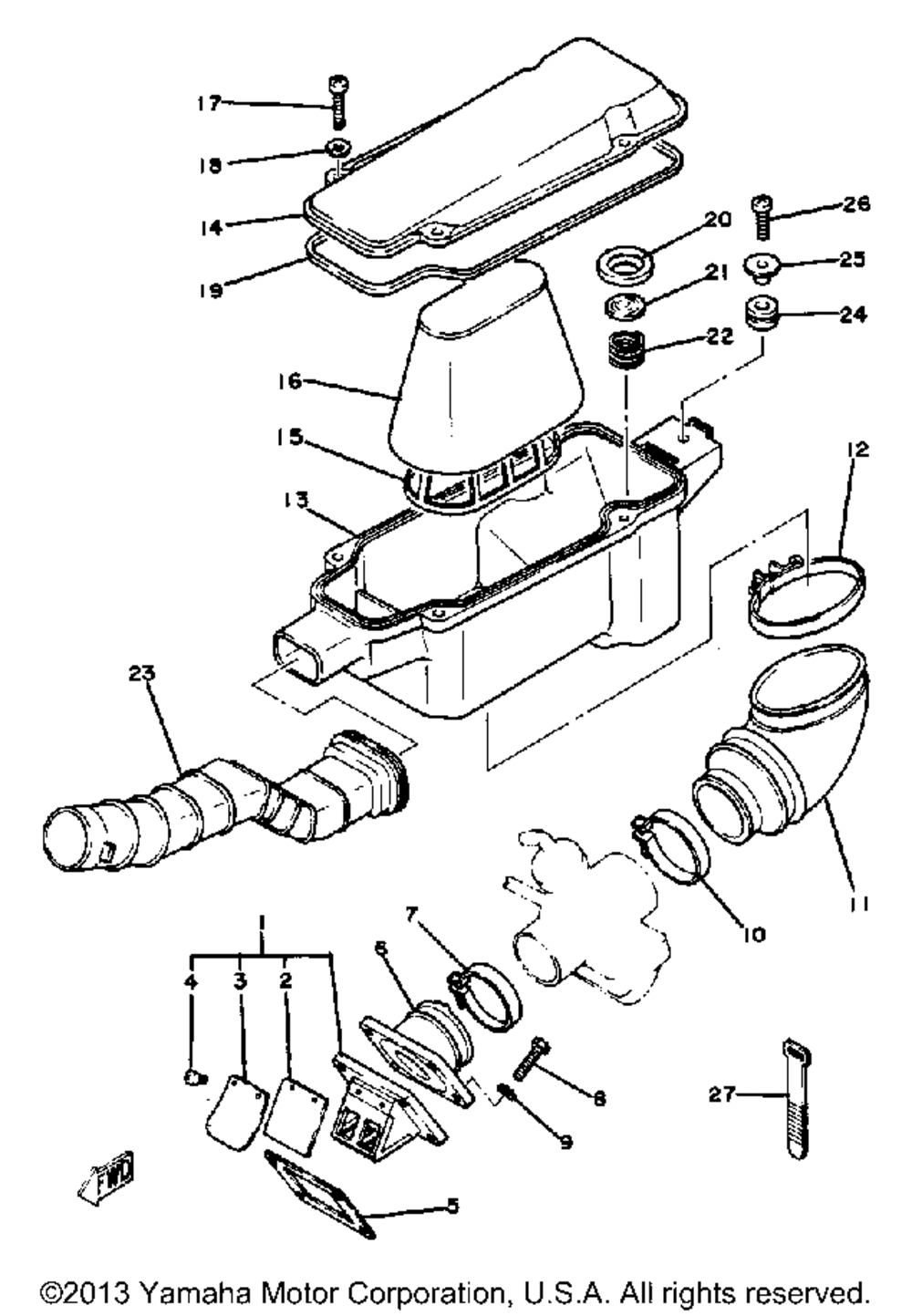 Intake yt125j