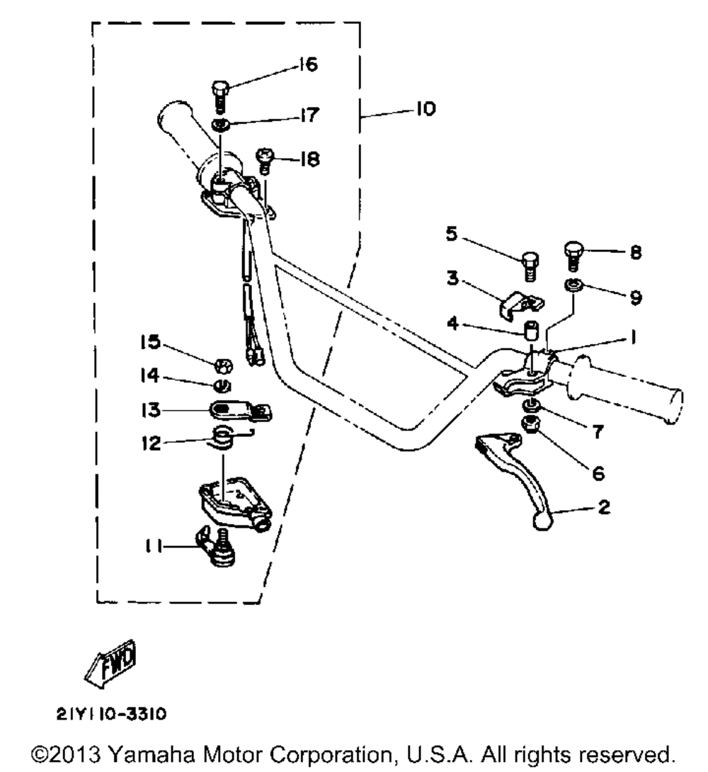 Handle switch - lever