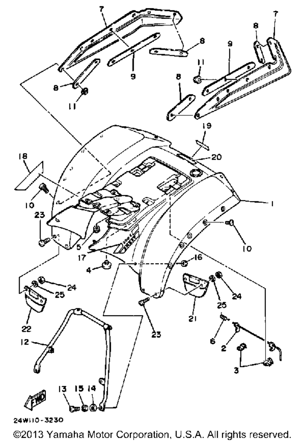 Rear fender