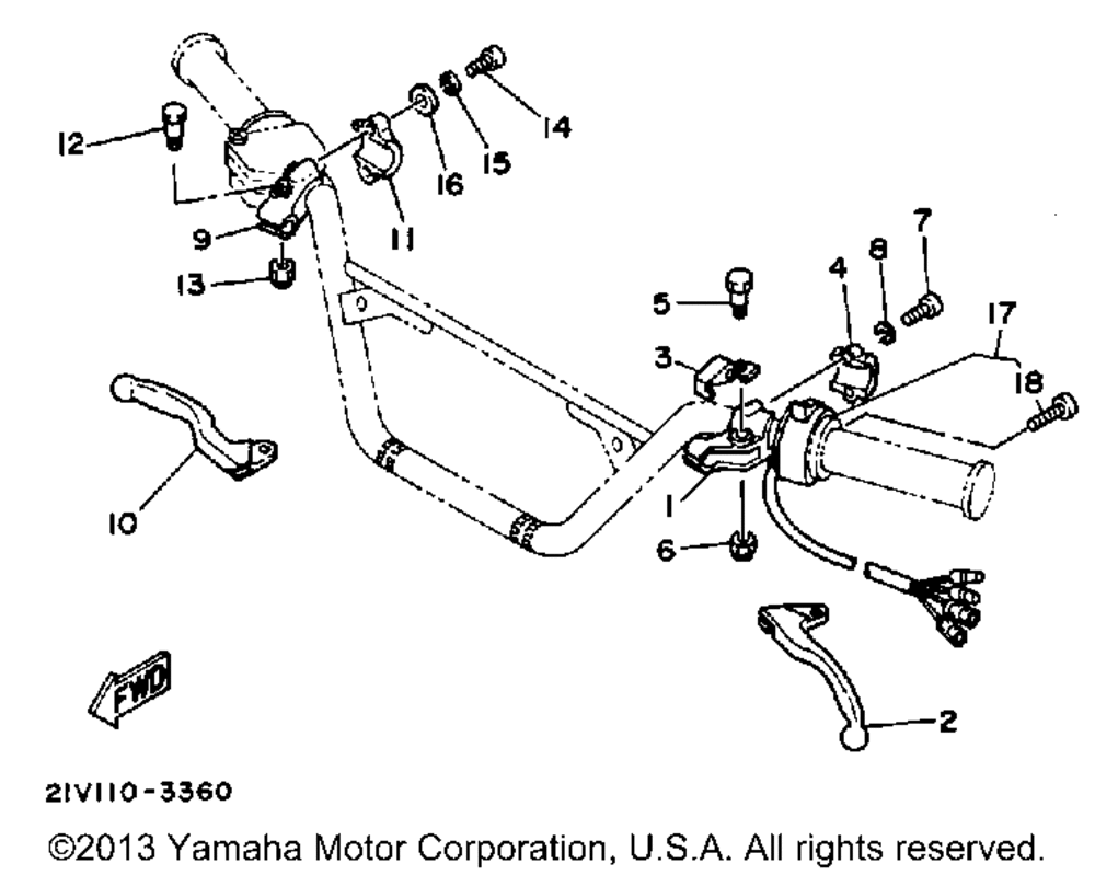 Handle switch - lever