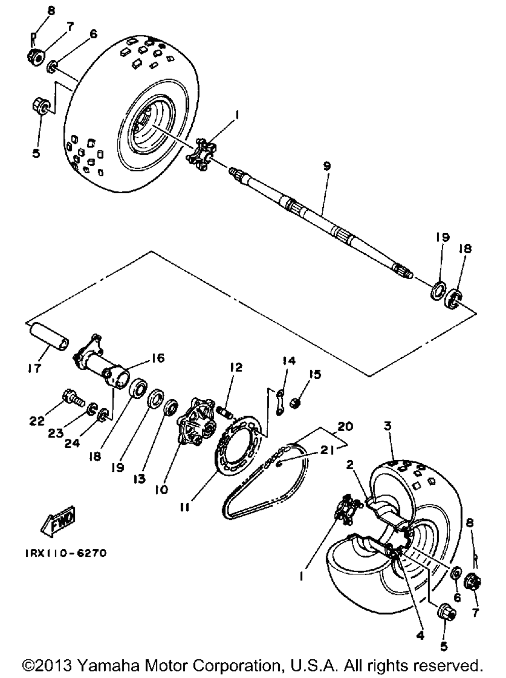 Rear wheel