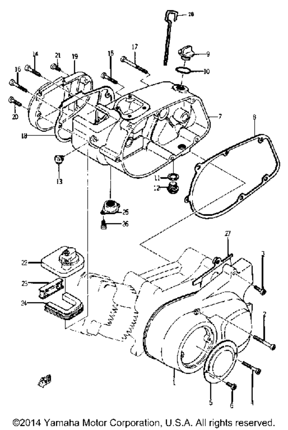 Crankcase cover