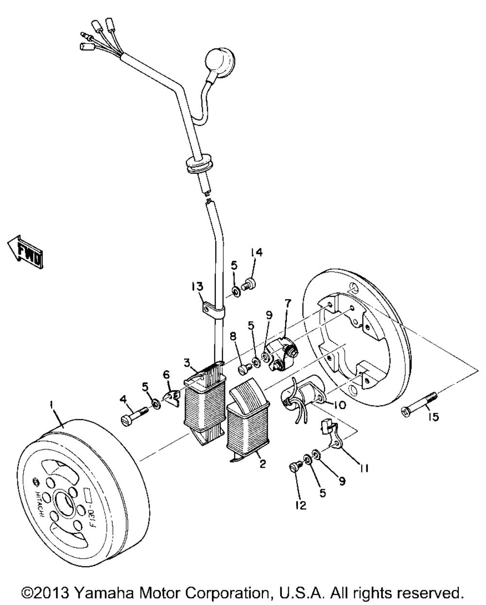 Flywheel magneto (ct1b&at1bmx)