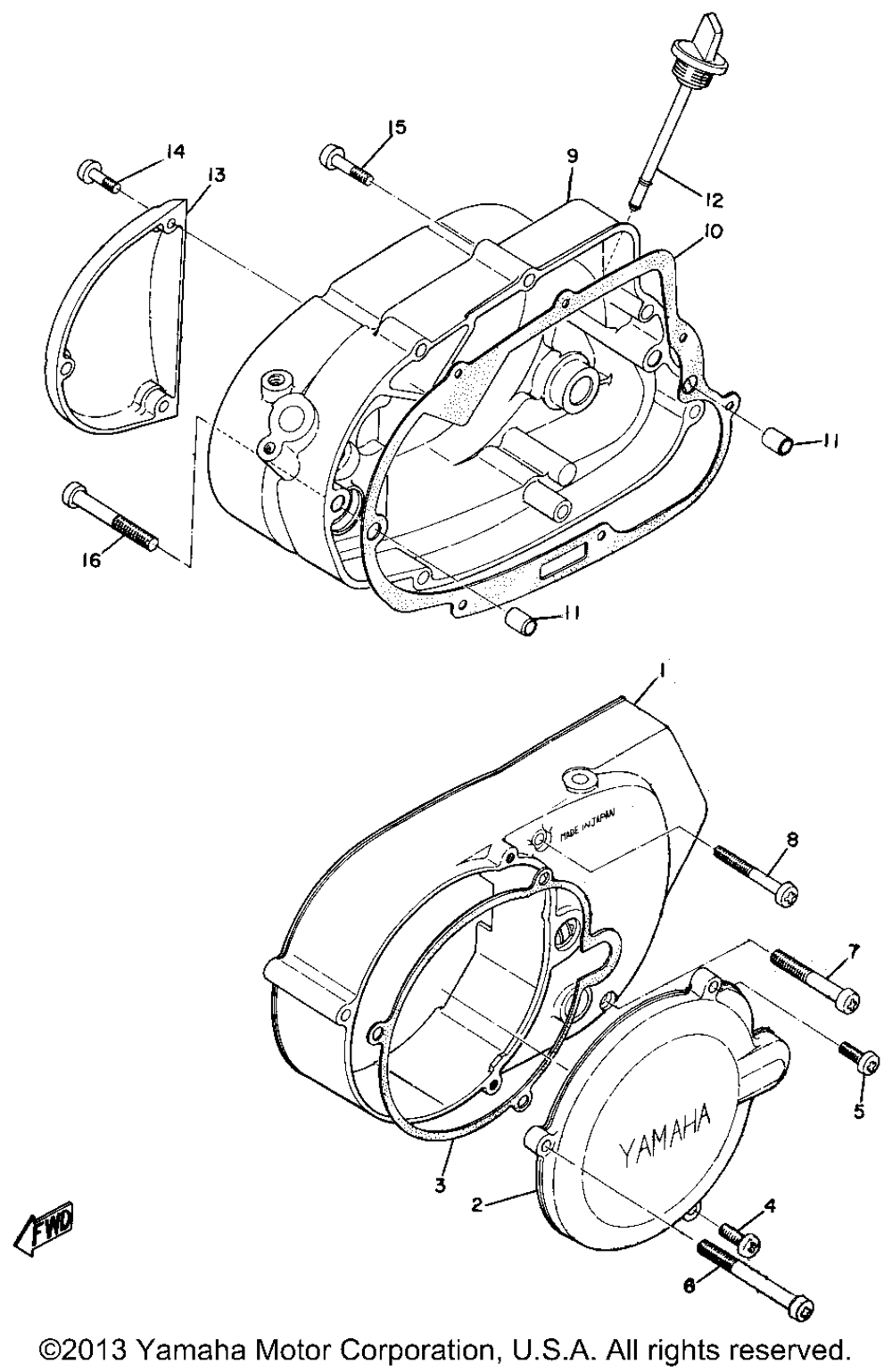 Crankcase cover