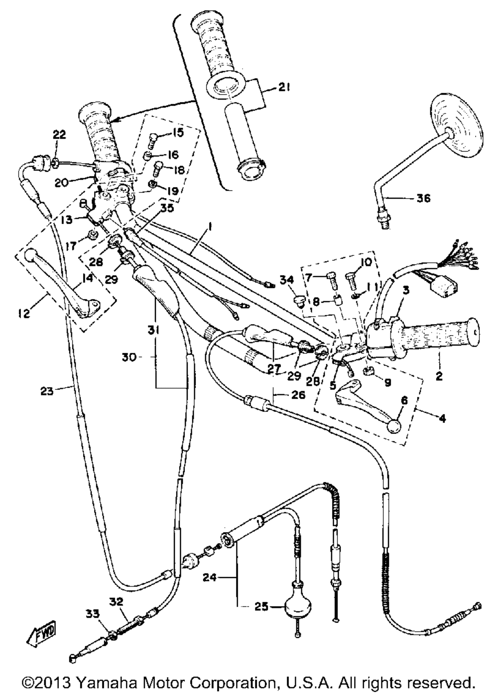 Handle-wire