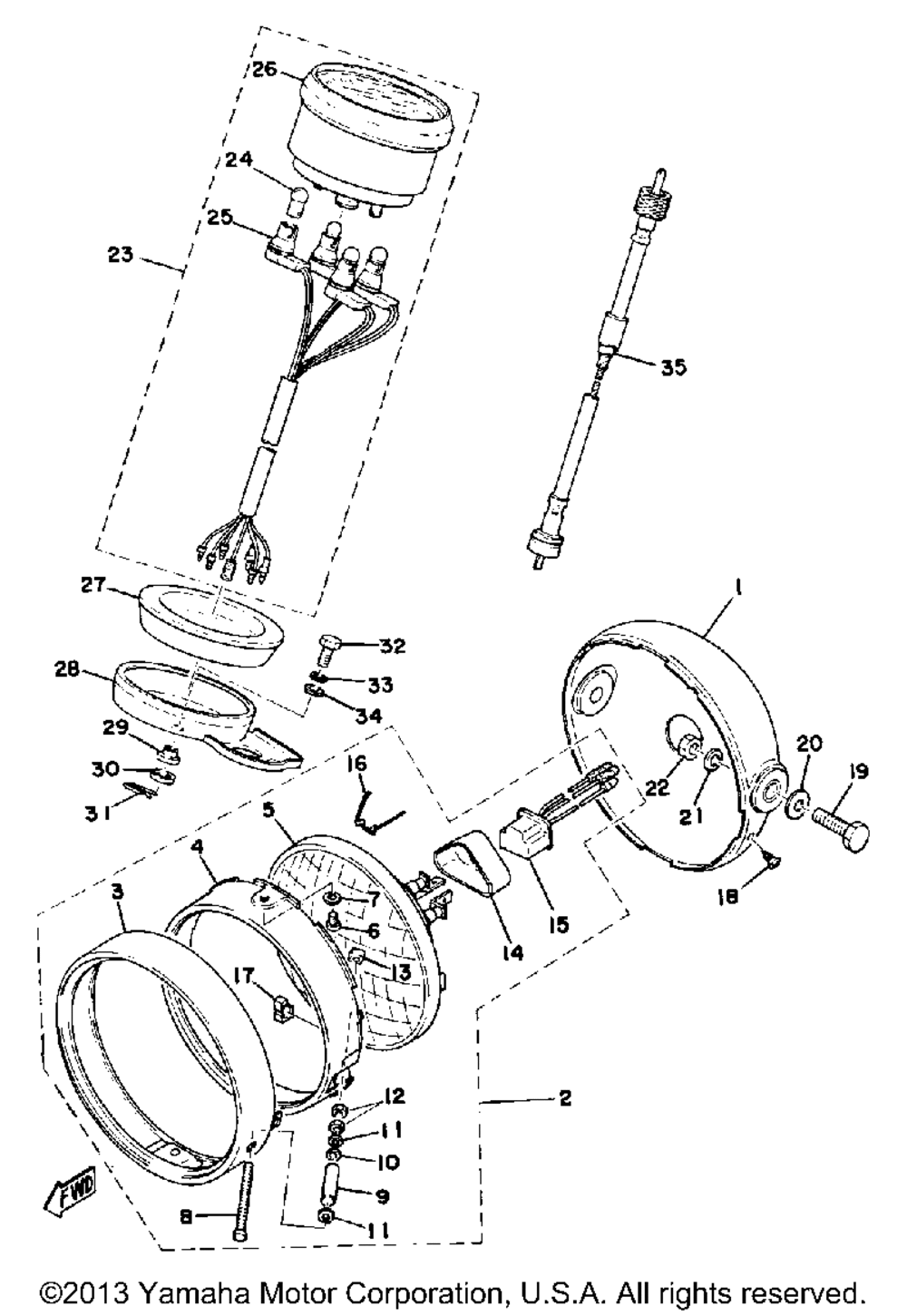 Headlight-meter