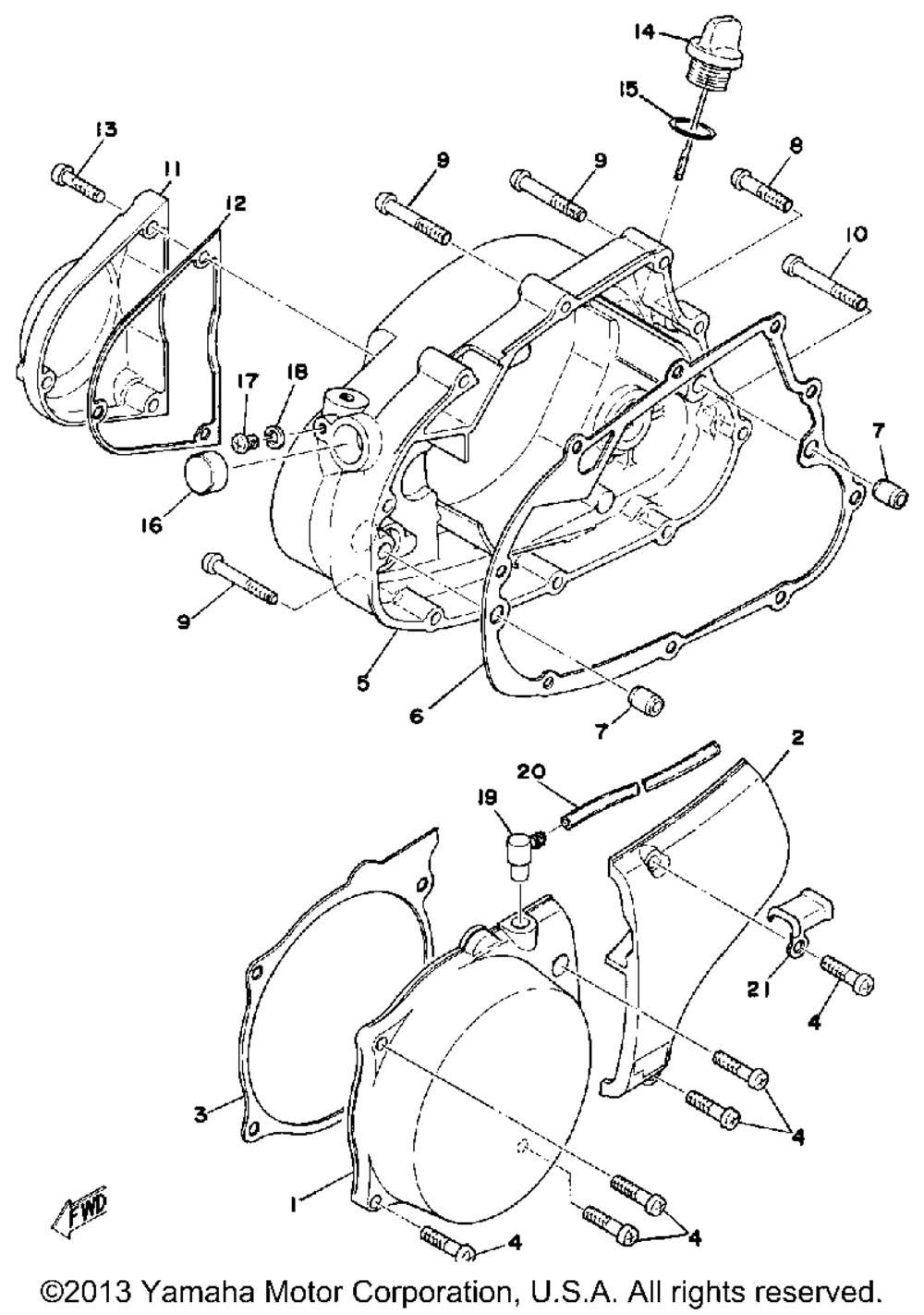 Crankcase cover